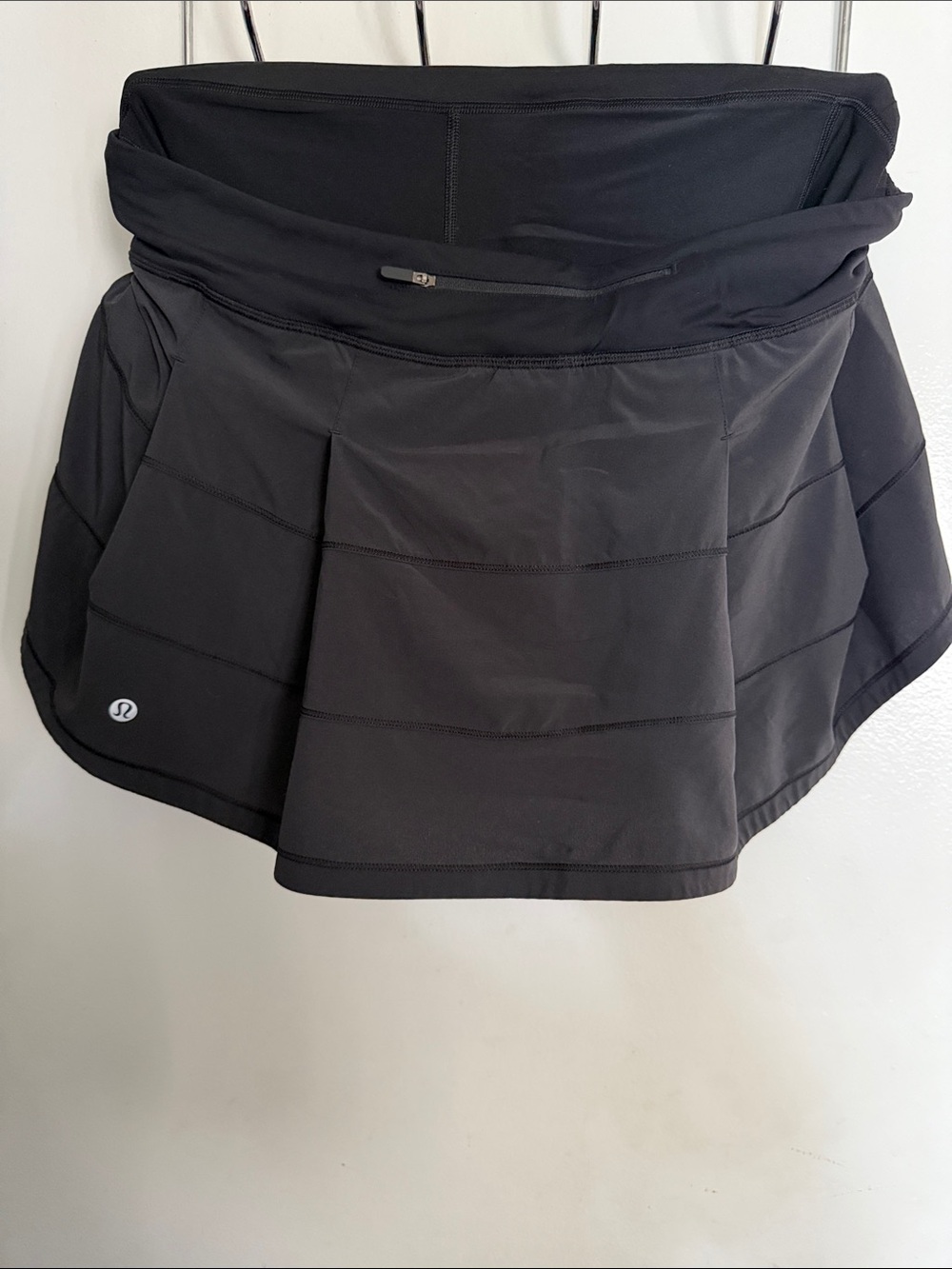 lululemon athletica Black Circle Skater Skirt with Zip Pocket